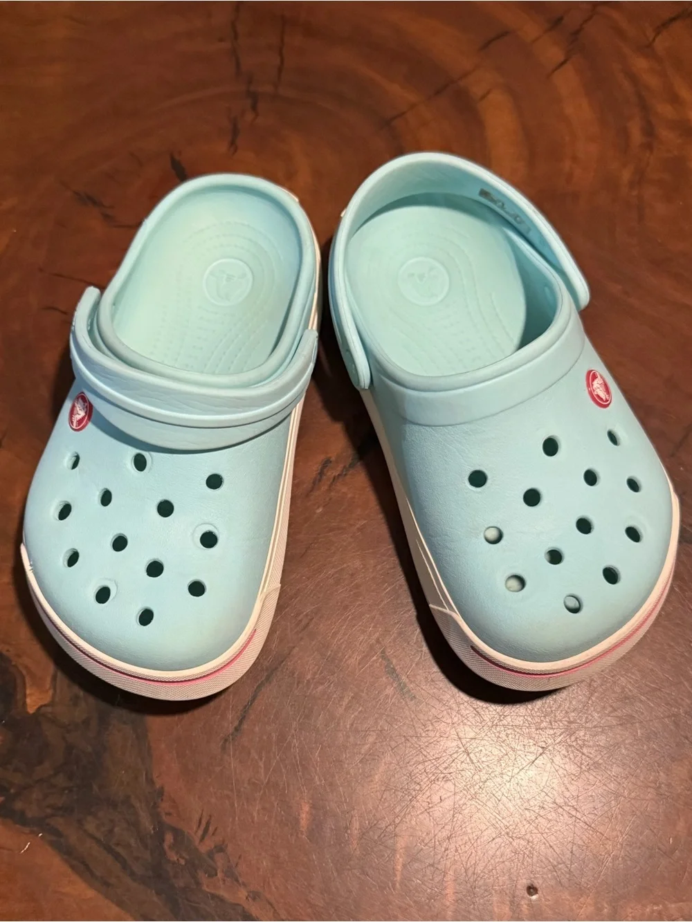 CROCS Kids Light Aqua Slip-On